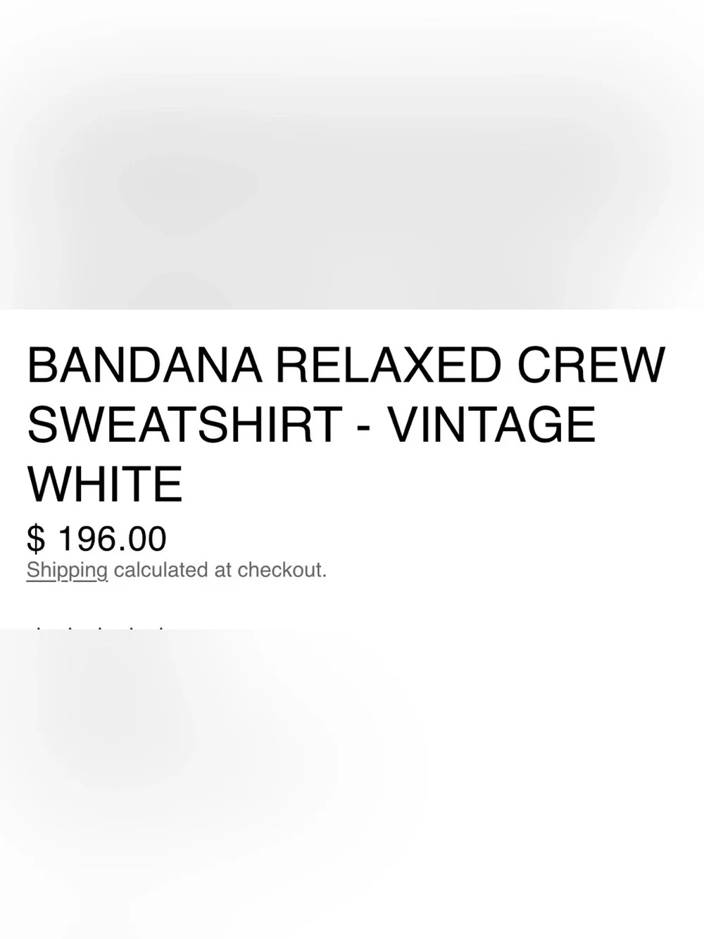Aviator Nation Bandana Relaxed Fit Crew Sweatshirt Brand New! SOLD OUT! Small - Picture 5 of 5
